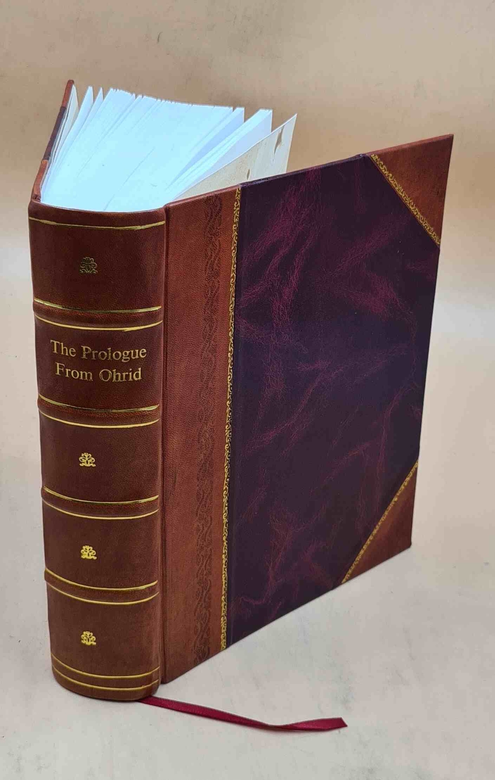 The Prologue From Ohrid 1926 by Bishop Nikolai Velimirovich [Leather Bound]