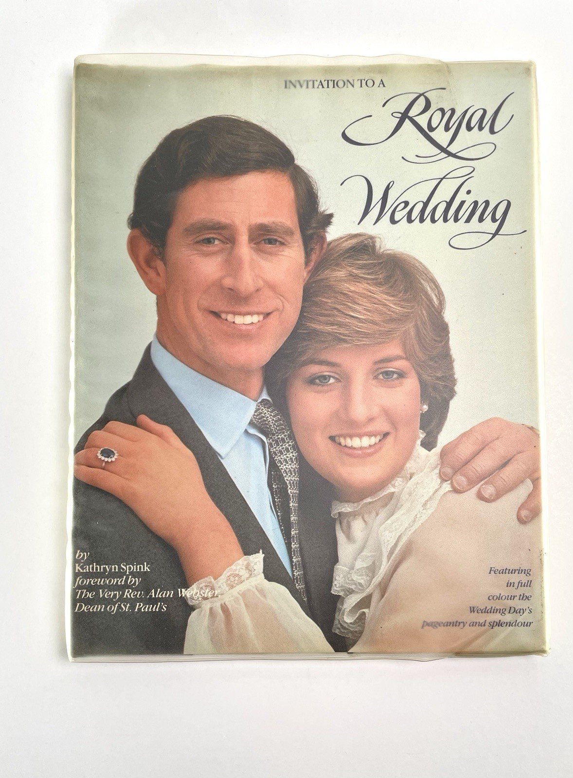 1981 Invitation To A Royal Wedding By Kathryn Spink Princess Diana HB DJ VTG