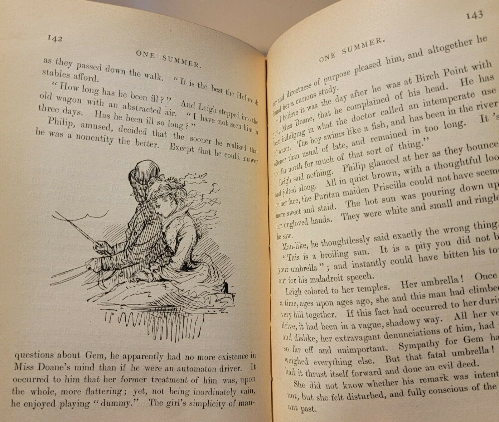 One Summer; Blanche Willis Howard 1888/HC/G Antique (see photos:)
