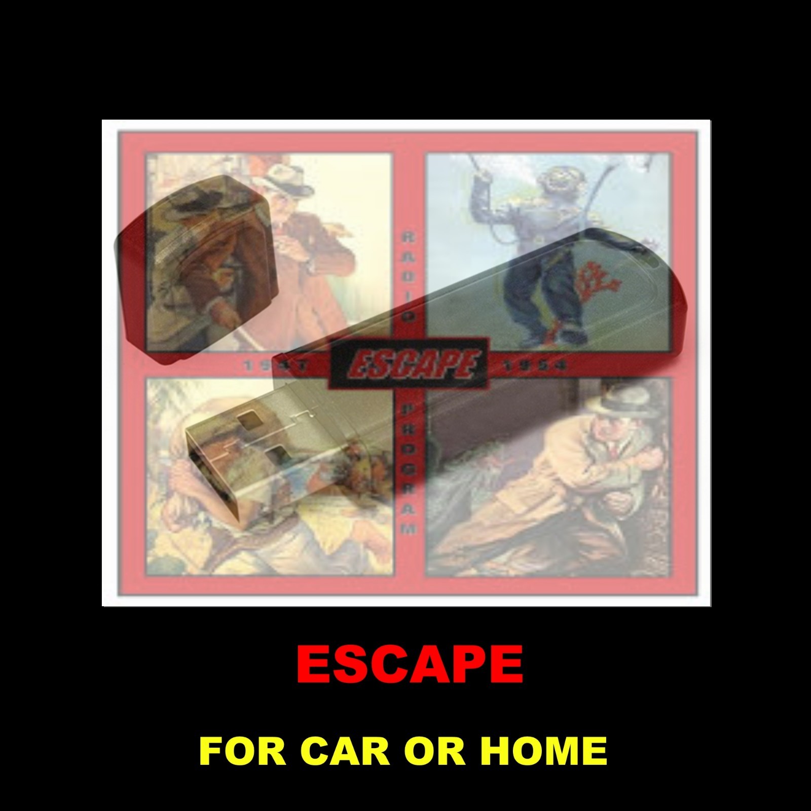 ESCAPE! ENJOY ALL 246 ON THESE FAMOUS OLD TIME RADIO SHOWS ON A USB FLASH DRIVE!