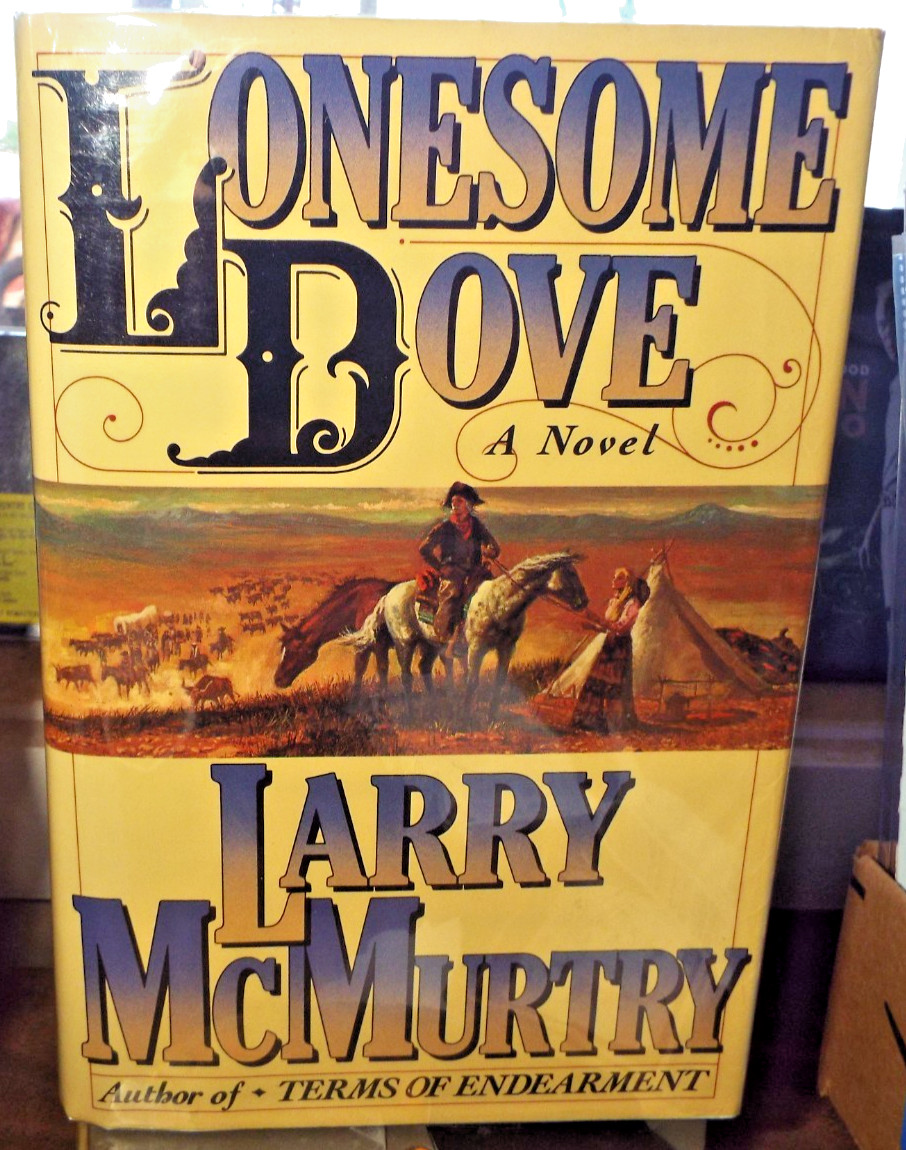 Lonesome Dove – Larry McMurtry 1985 HC.DJ. 1st. 2nd Prntg with Signed BP & Check