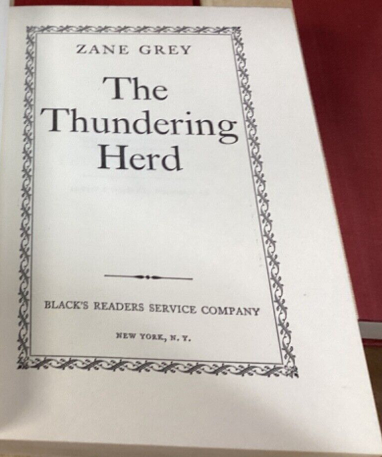Zane Grey Hardcover Books Choose from Menu Walter J Black Publisher Vintage