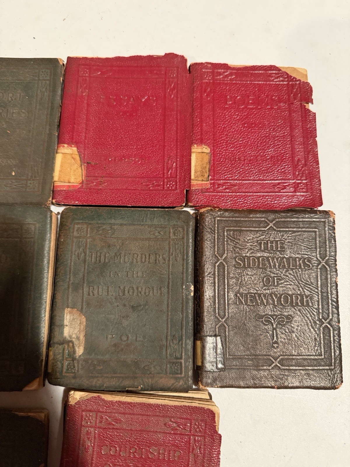 22 Vintage Antique 1920-24 England Little Leather Library Books