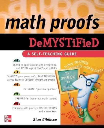 Math Proofs Demystified – Paperback, by Gibilisco Stan – Very Good