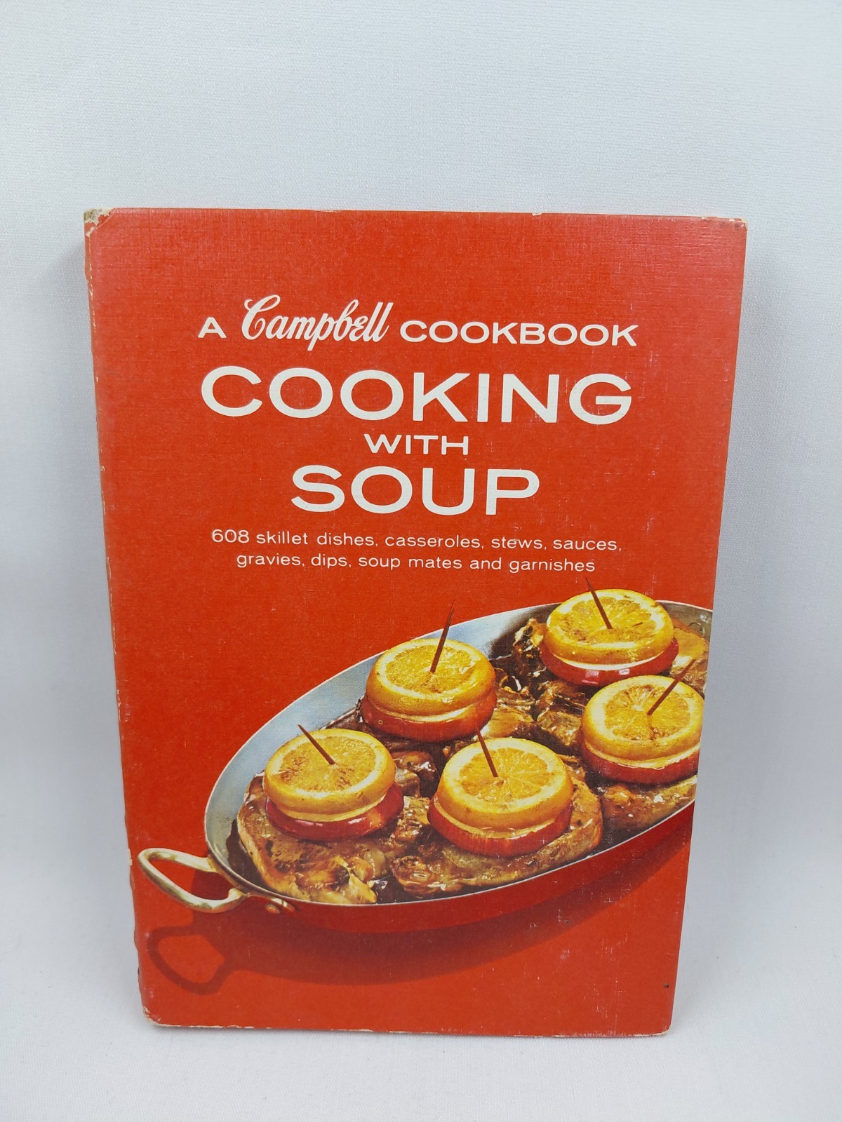 Cooking With Soup Spiral Bound Hardcover Cookbook By Campbell’s Cook Book Vtg