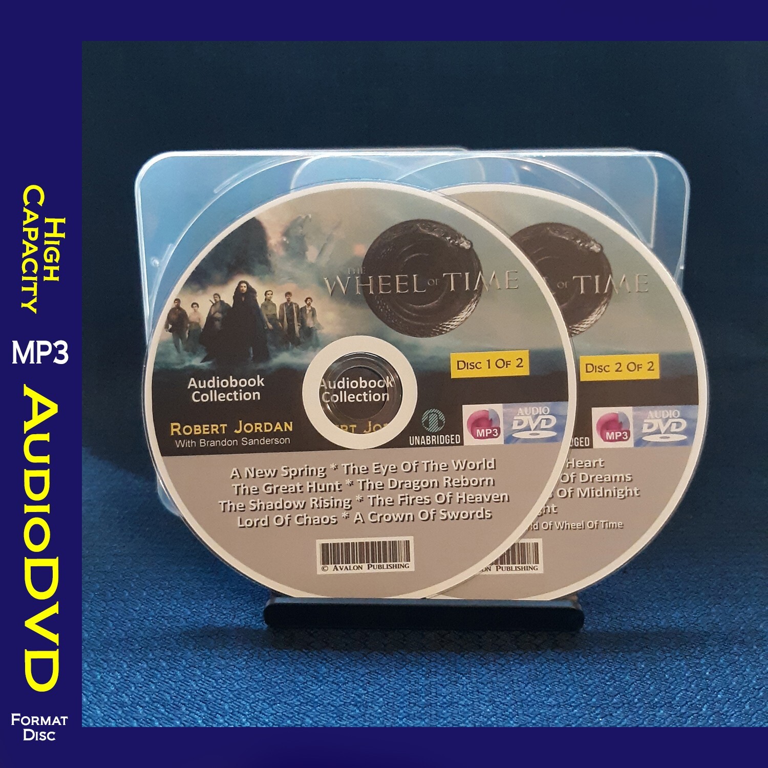 The WHEEL OF TIME Series By Robert Jordan – 18 MP3 Audiobook Collection