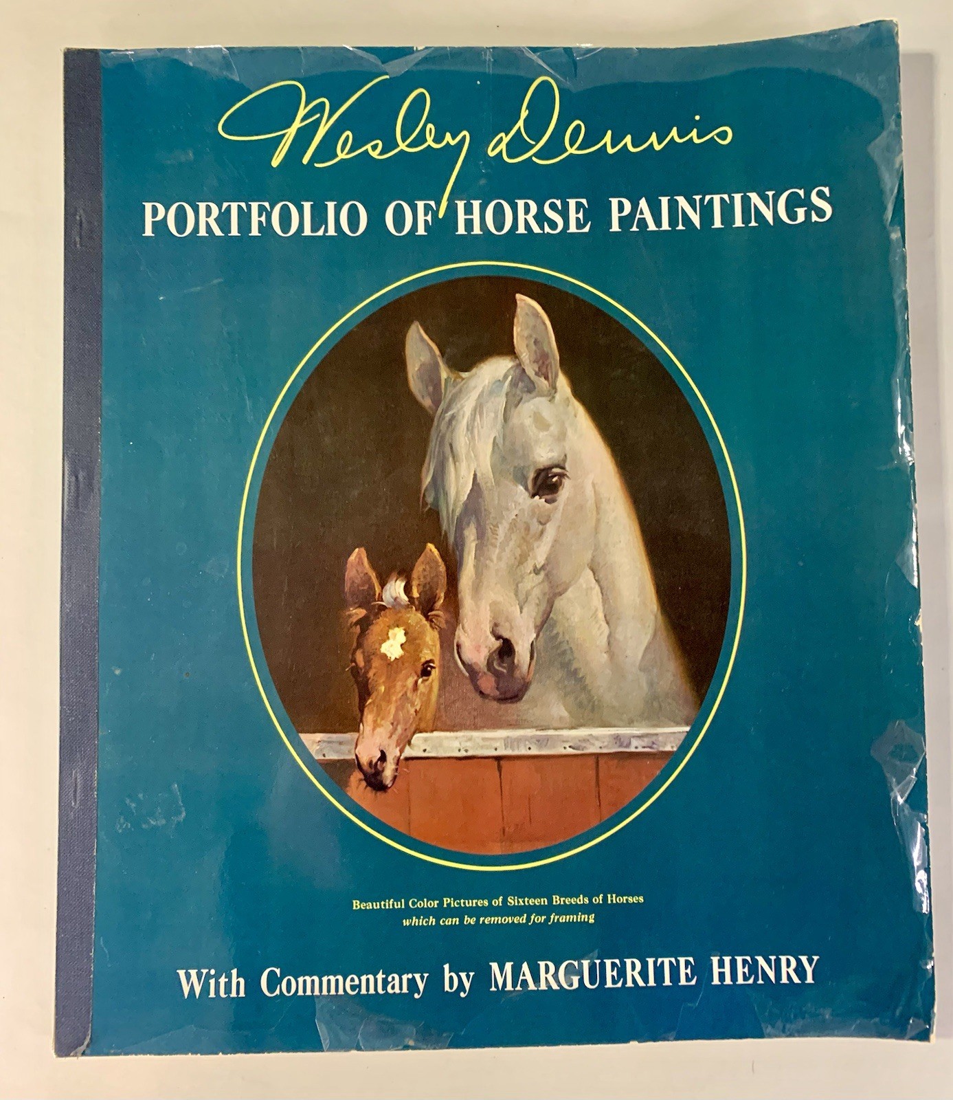 Wesley Dennis Portfolio of Horse Paintings Marguerite Henry 1964 Framing Prints