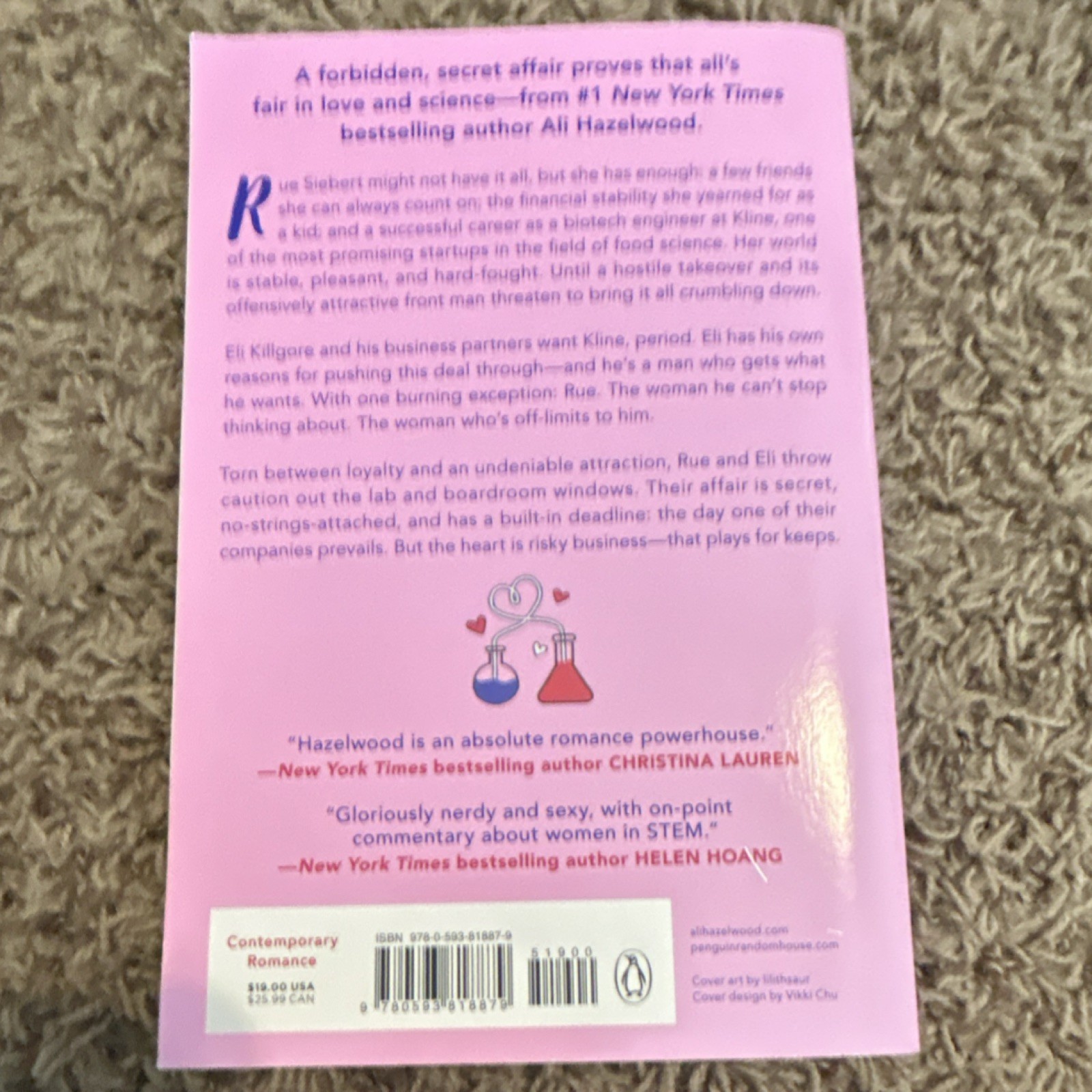 Not in Love: A Novel by Ali Hazelwood (2024, Trade Paperback) *Brand New*