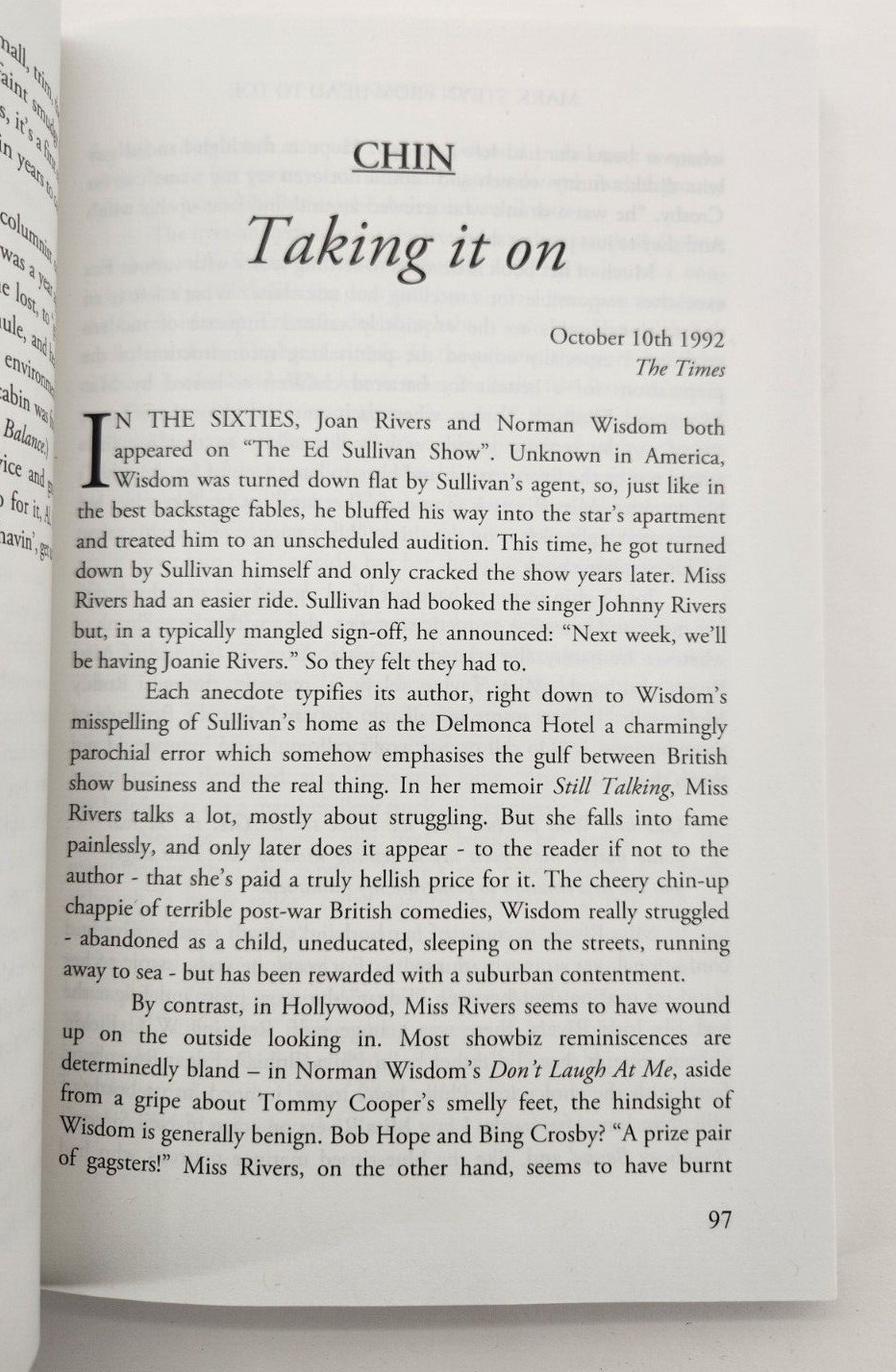From Head To Toe 2004 Paperback Book by Mark Steyn SIGNED Anatomical anthology