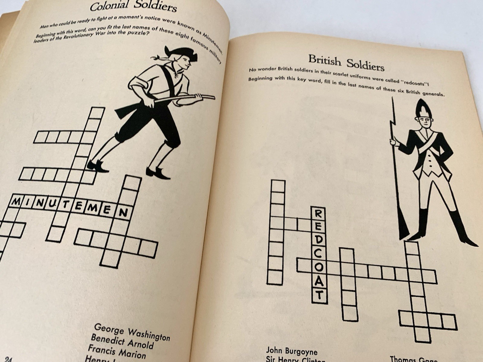 VTG 1975 America Celebrates Grades 4-6 Whitman Patriotic Crossword Puzzle Book