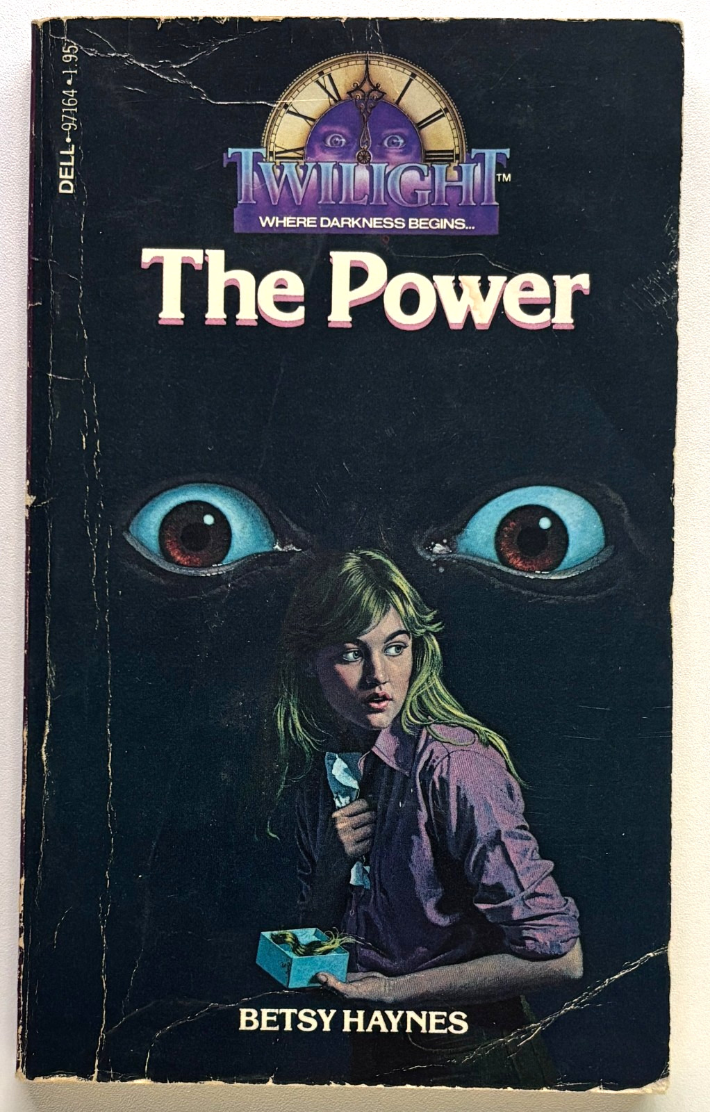 THE POWER Betsy Haynes (1982) Dell TWILIGHT #2 Horror 1ST PRINTING Vintage PB