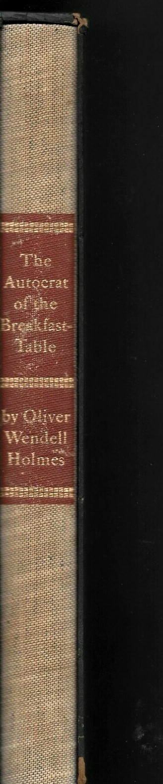 AUTOCRAT OF THE BREAKFAST-TABLE BY O W HOLMES HERITAGE PRESS Slipcase/Sandgls