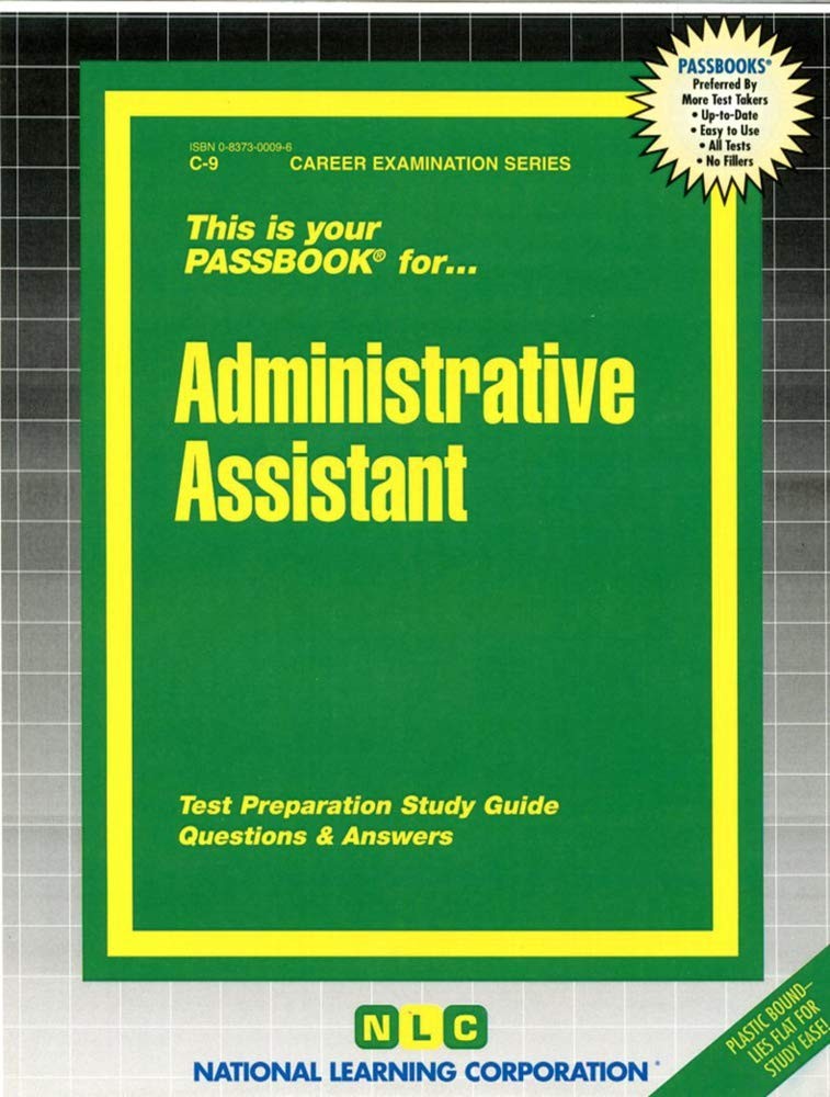 Administrative Assistant(Passbooks) (Career Examination Series)