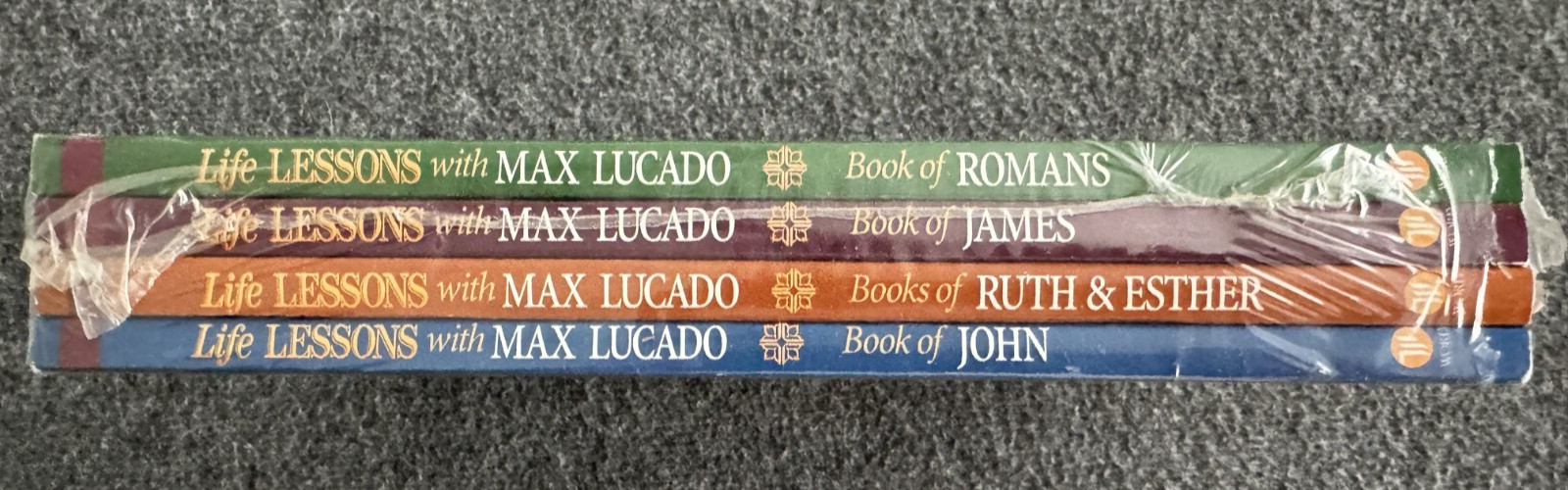 NEW Sealed Lot of (4) Max Lucado Life Lessons Bible Study Paperbacks