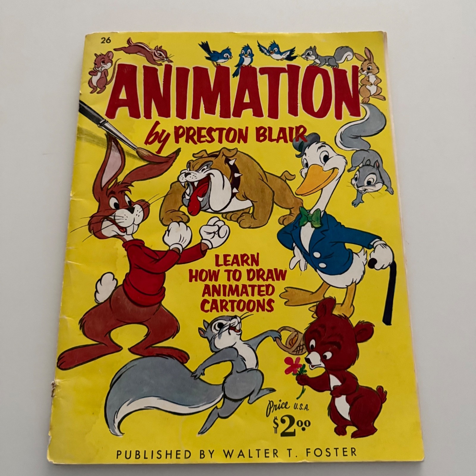 Vintage Animation by Preston Blair Walter Foster Learn to Draw Animated Cartoons