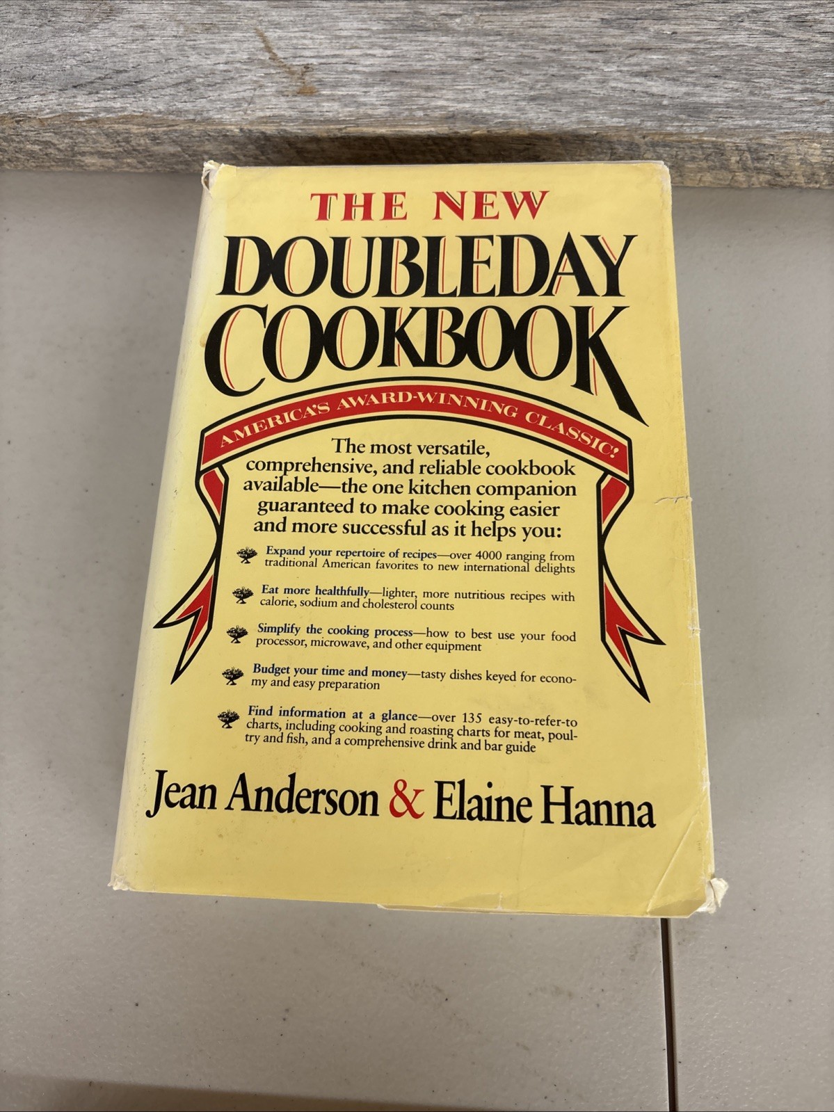 1985 ~ The New Doubleday Cookbook ~ Jean Anderson & Elaine Hanna ~ HCDJ