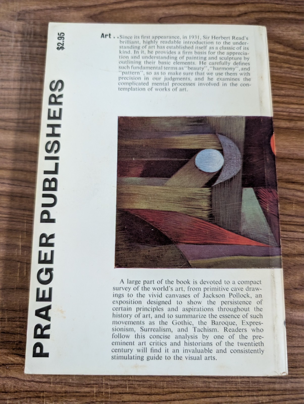 The Meaning of Art Paperback Herbert E. Read