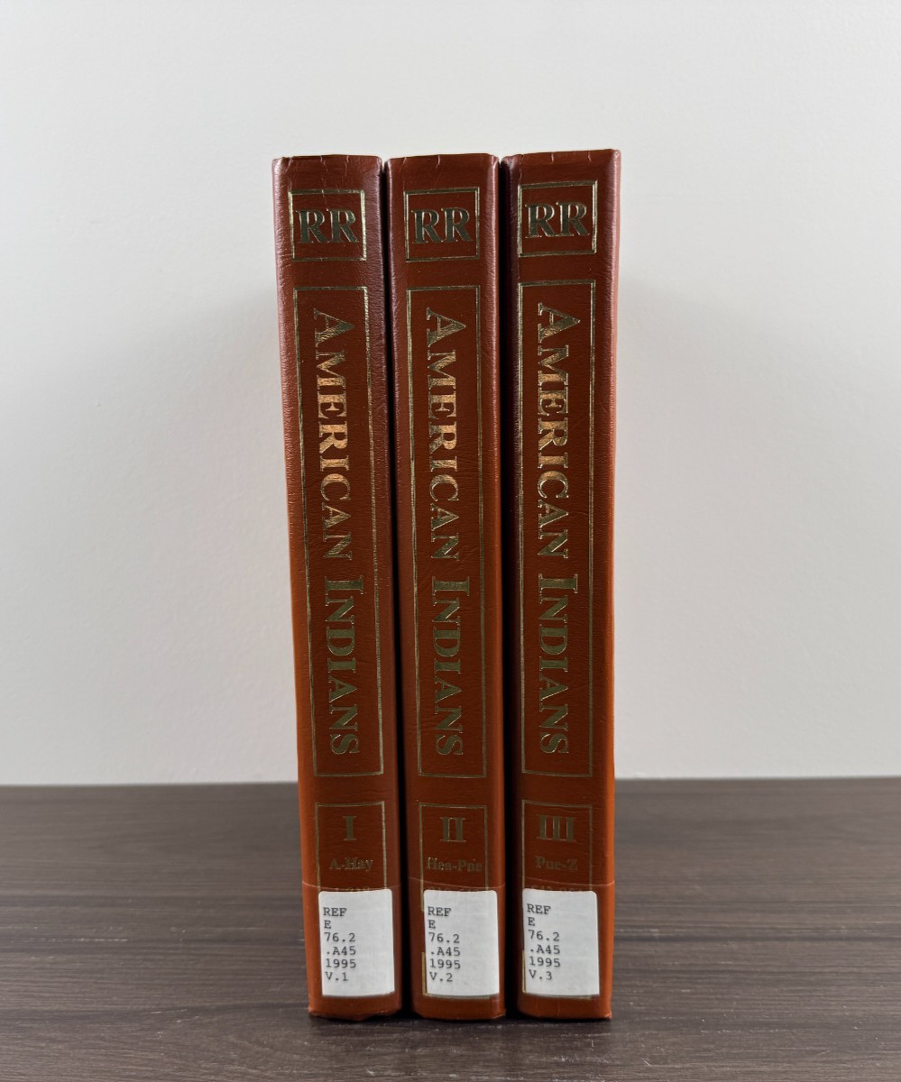 American Indians (Ready Reference) Vol. 1–3 Hardcover Book Set (First Printing)