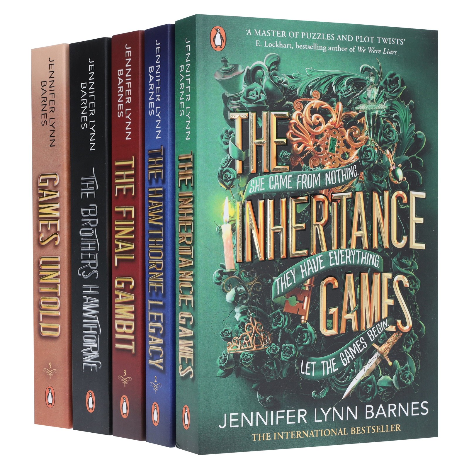 The Inheritance Games Series By Jennifer Lynn Barnes: 5 Books – Ages 12-17 – PB