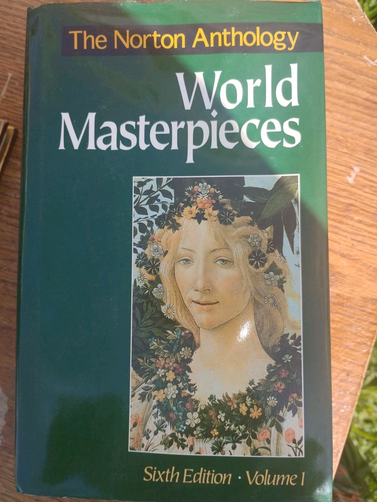 The Norton Anthology of World Masterpieces by Maynard Mack (1992, Hardcover)