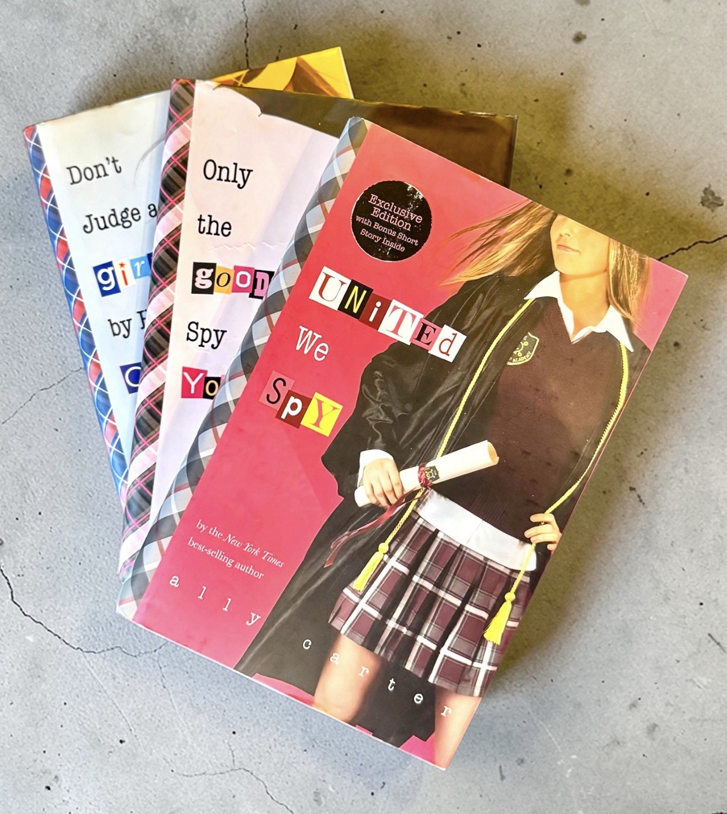 Gallagher Girls 3 Book Set Hardcover Ally Carter Unread Spy Series YA