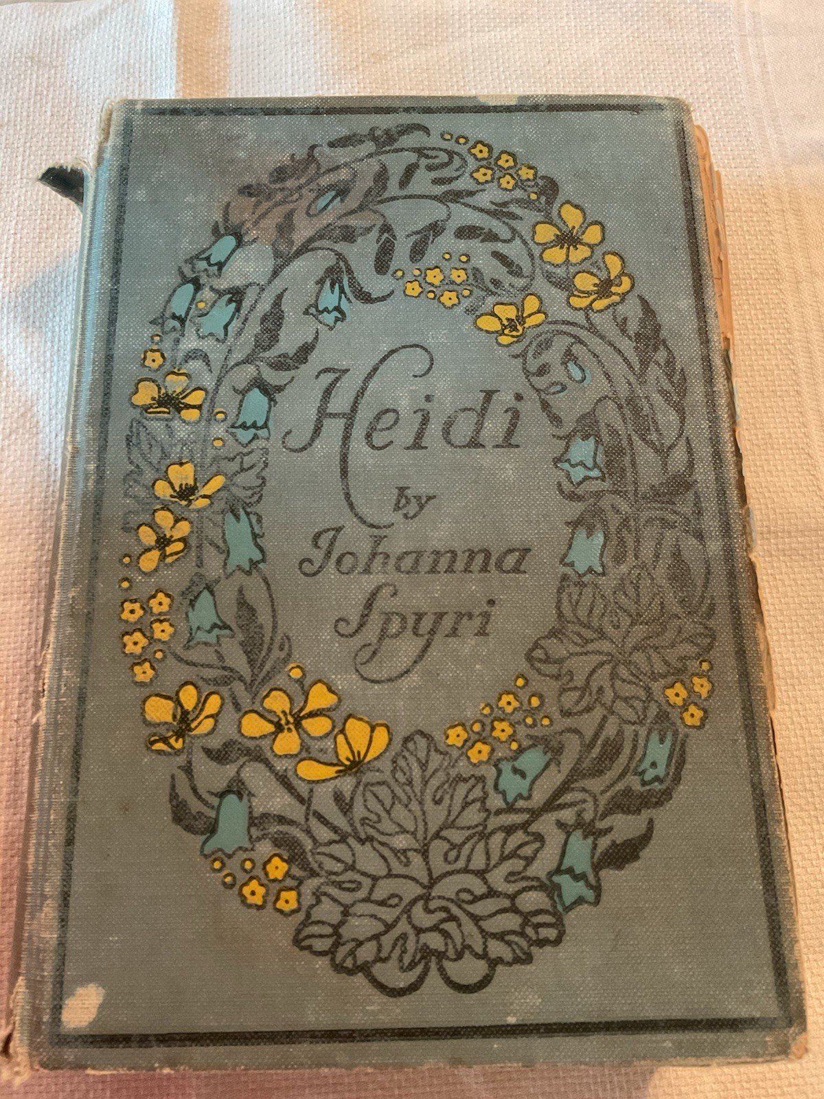 Heidi by Johanna Spyri – Antique 1913 Thomas Crowell Co – Color Illustrations