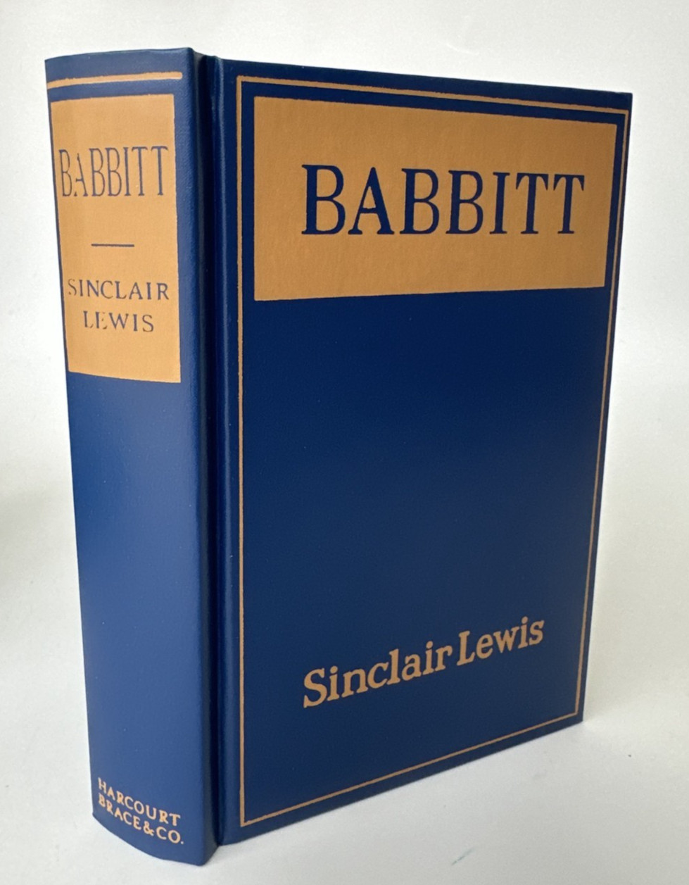 Babbitt SINCLAIR LEWIS First Edition Library FEL Facsimile Slipcase HCDJ
