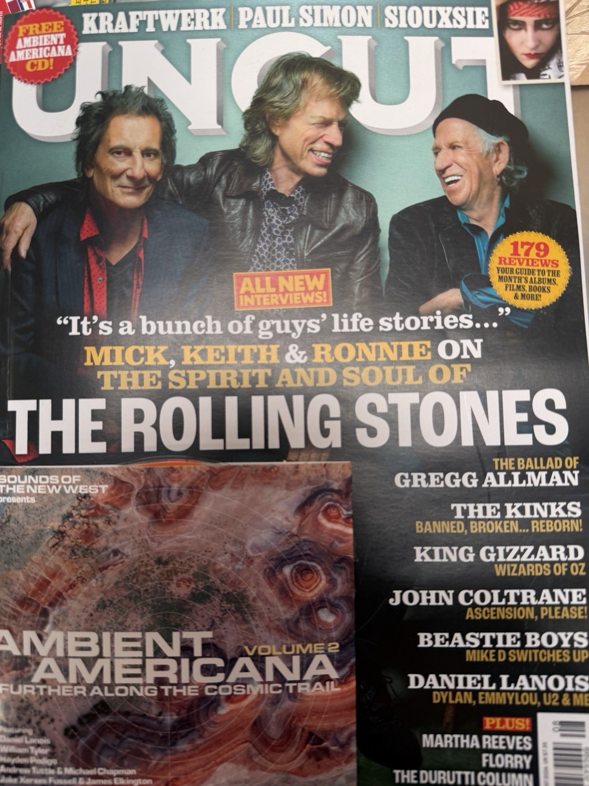 Uncut magazine August 2026 The Rolling Stones, Kraftwerk, Paul Simon, Kinks + CD