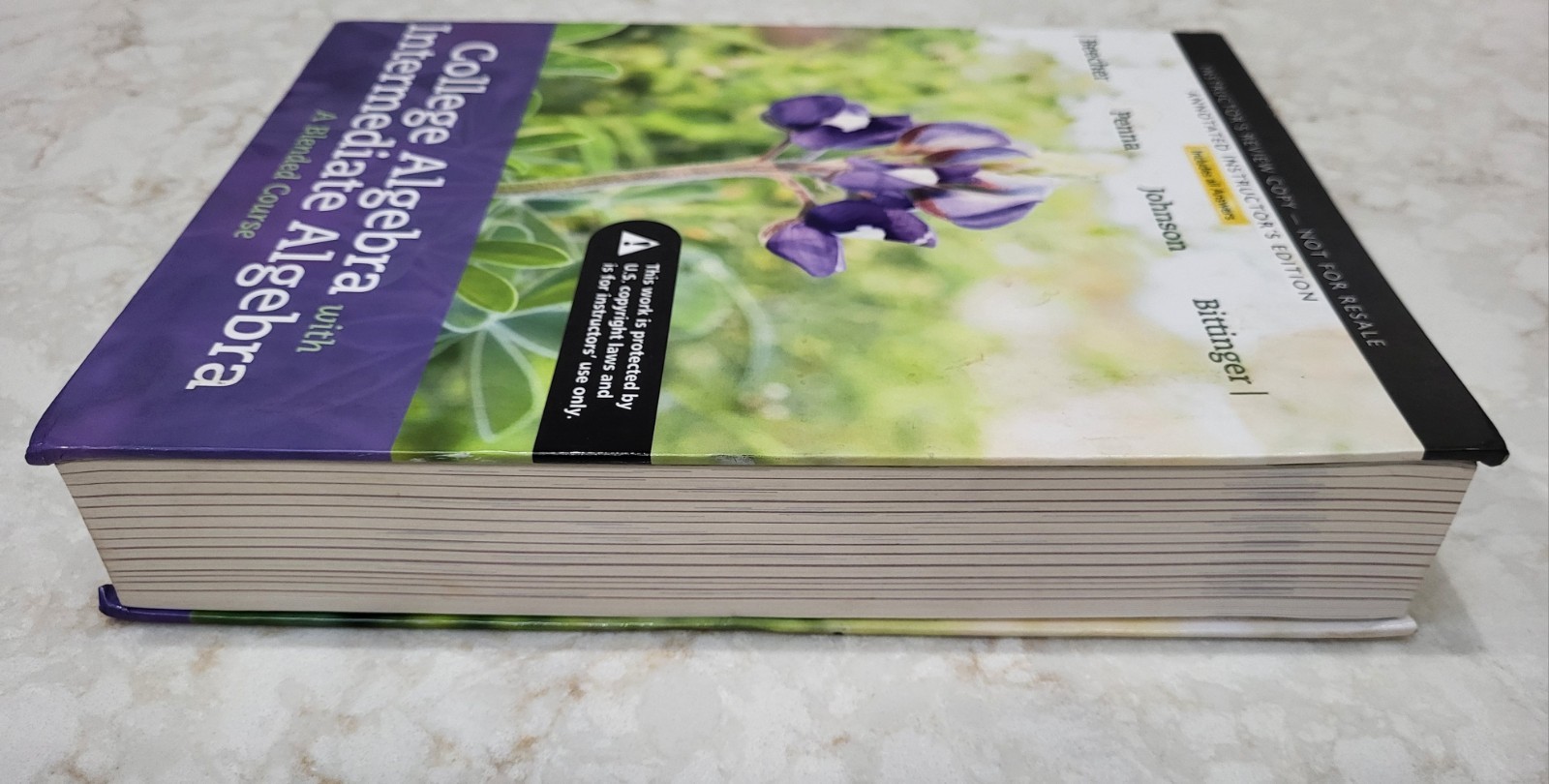 College Algebra with Intermediate Algebra A Blended Course INSTRUCTOR’S ED.