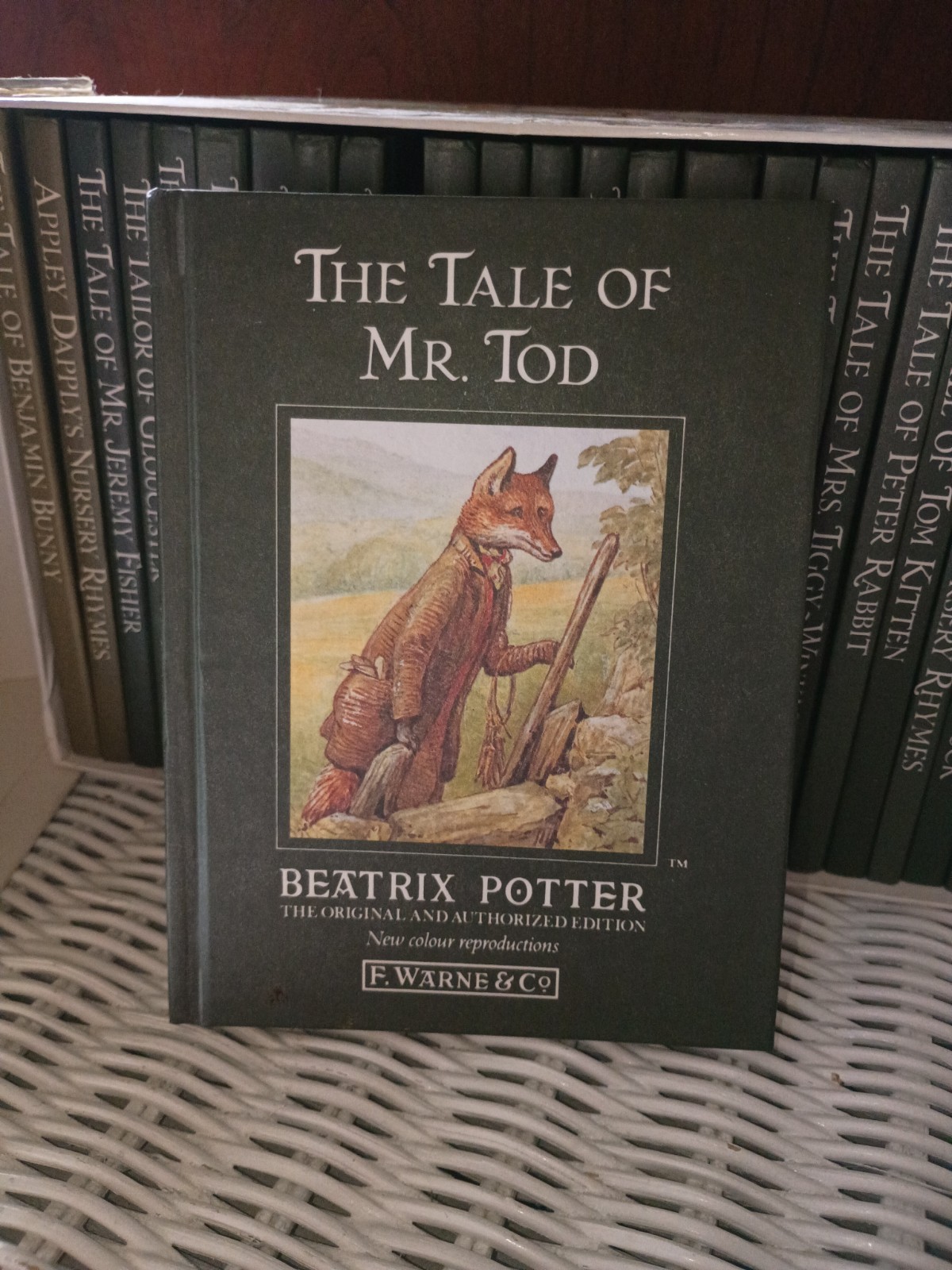 Vintage Beatrix Potter Library Box