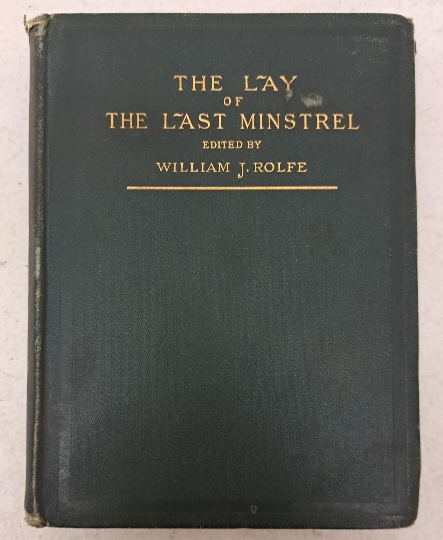 Antique Book 1891, Lay Of The Last Minstrel, Scott. Riverside Prs Cambrid#2.5.9