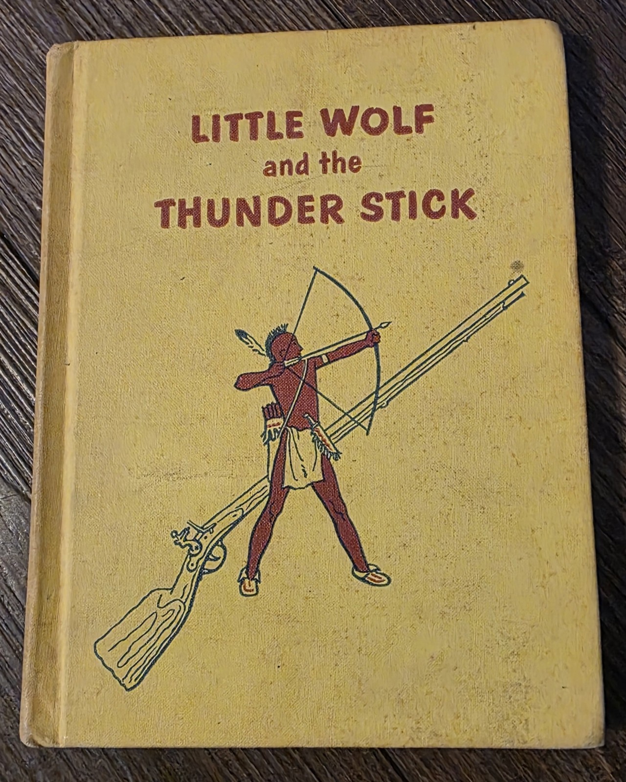 Little Wolf and the Thunder Stick, E W Chandler, 1956, Benefic press, Signed
