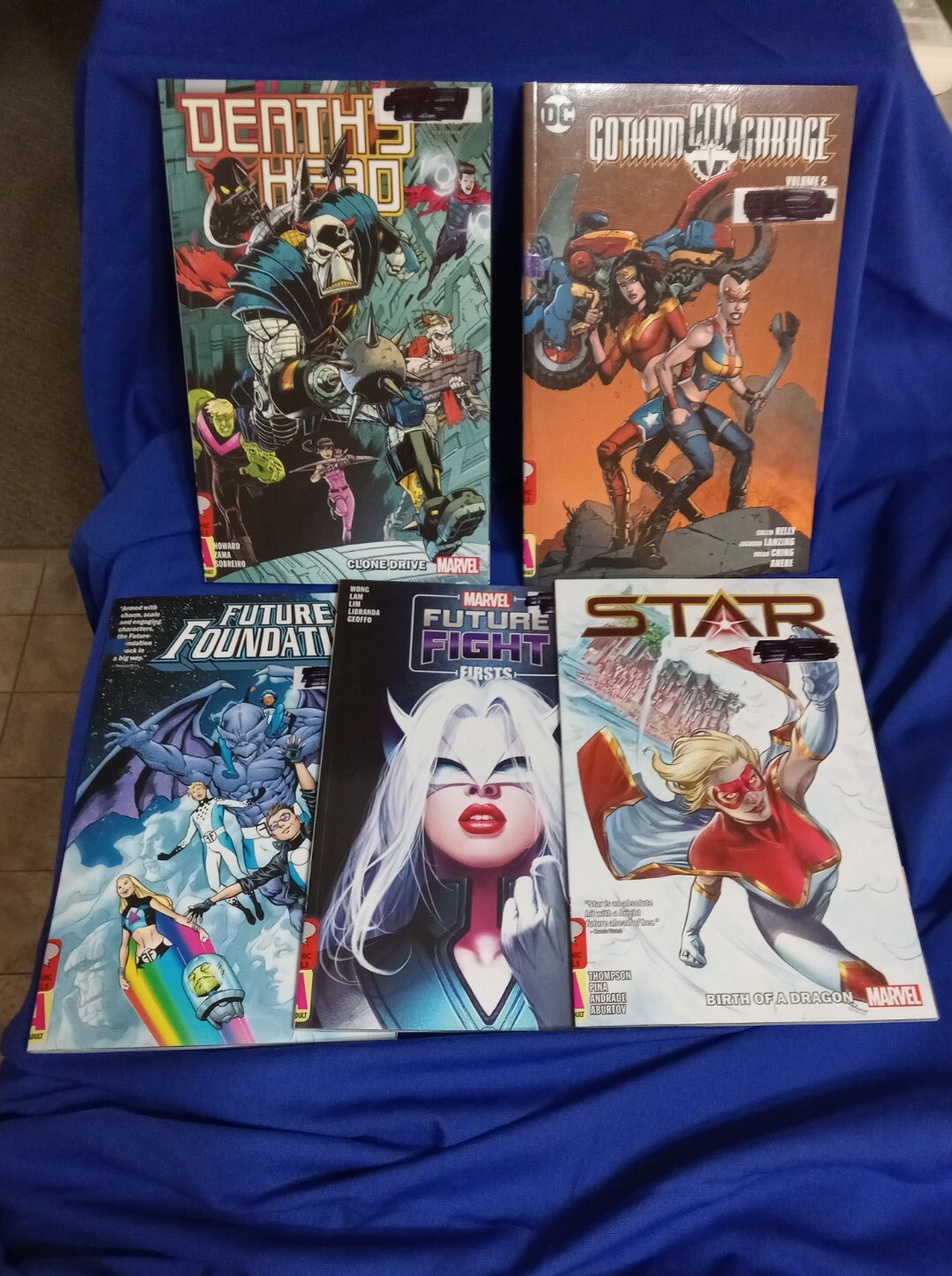FUTURE FIGHT FIRSTS White Fox,Future Foundation,Deaths Hero,Gotham Garage,Star