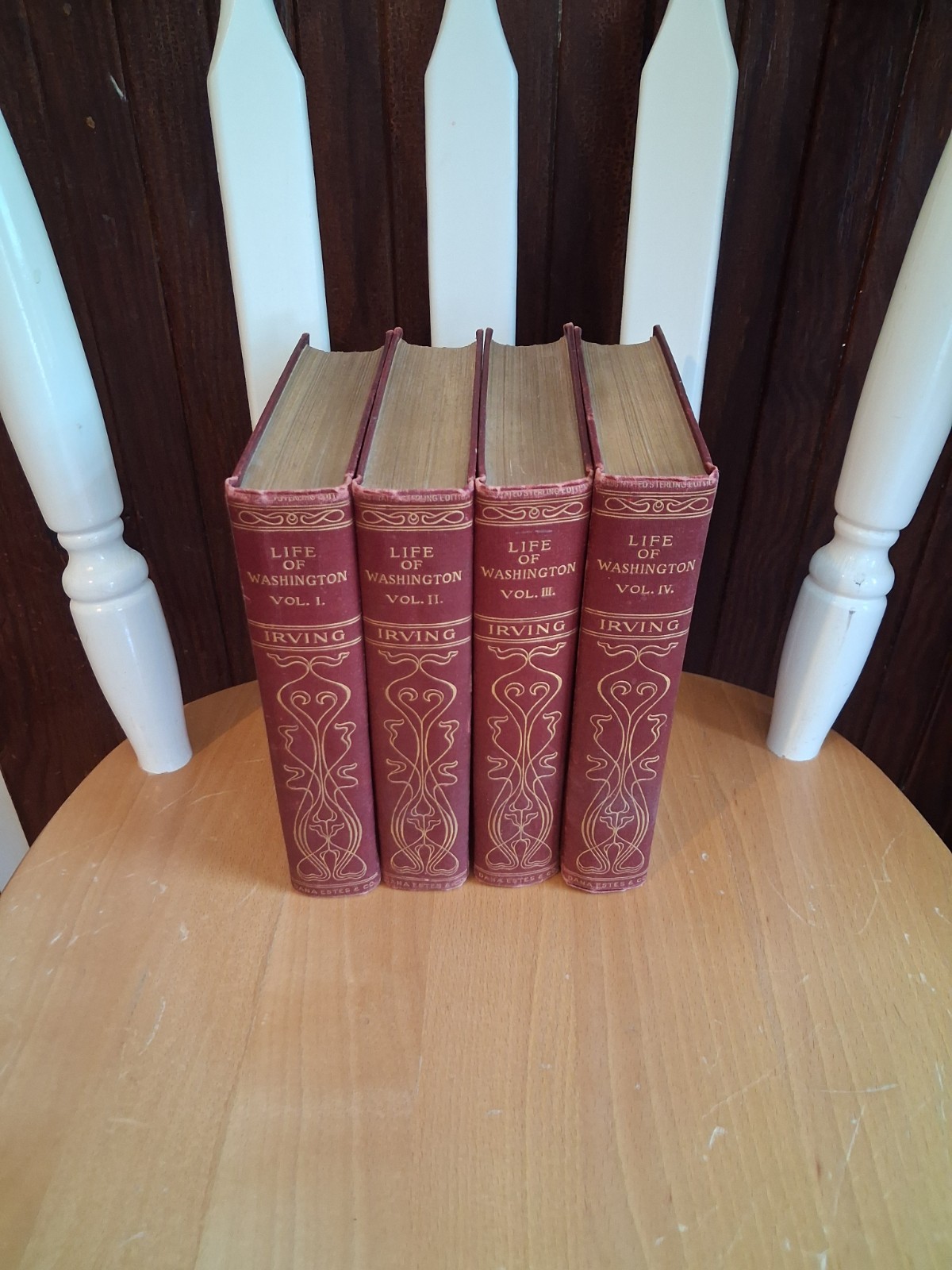 1859? The Life of George Washington by Washington Irving in Four Volumes, Boston