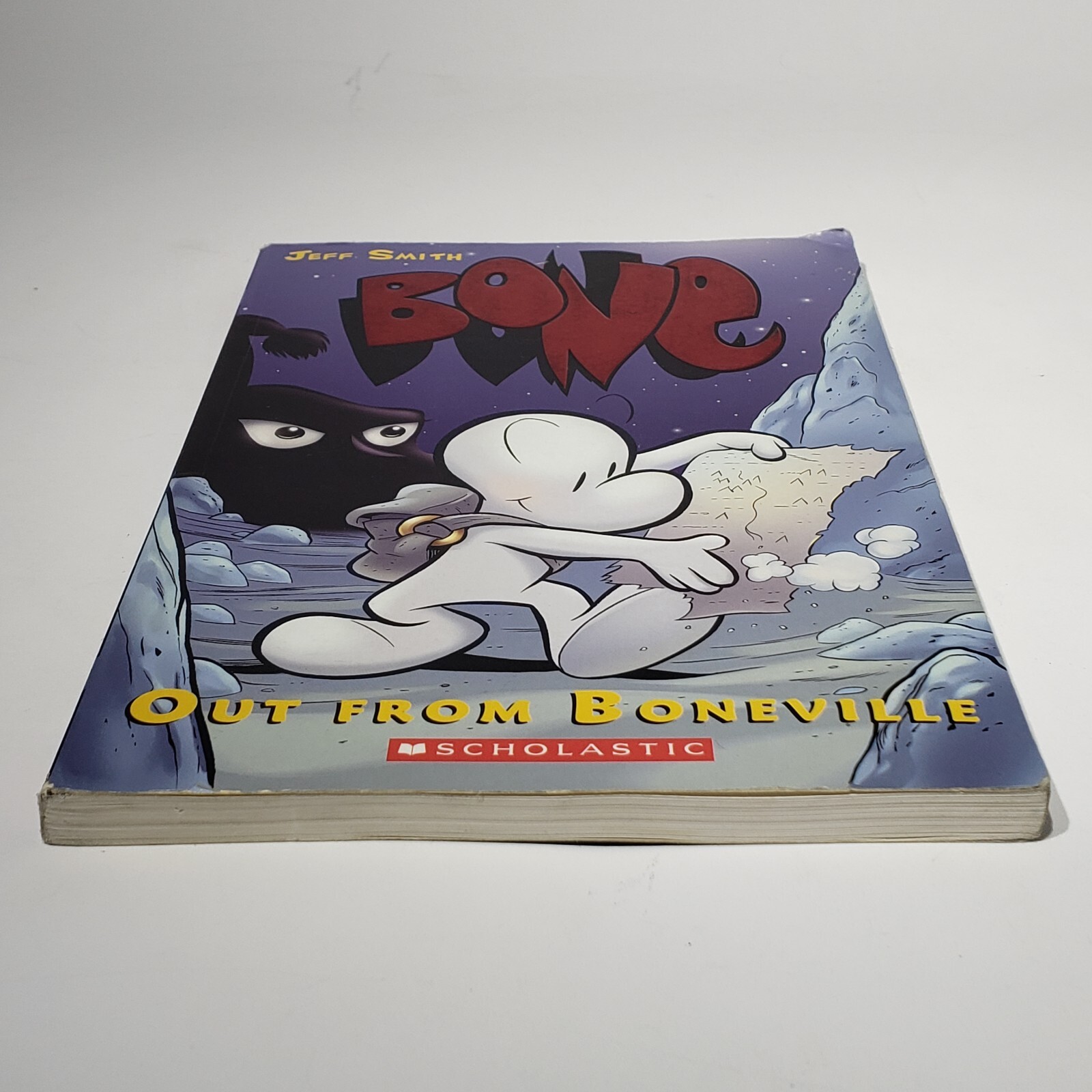 BONE Out From Boneville Comic Book Novel Vol 1 Jeff Smith 1st Scholastic Edition