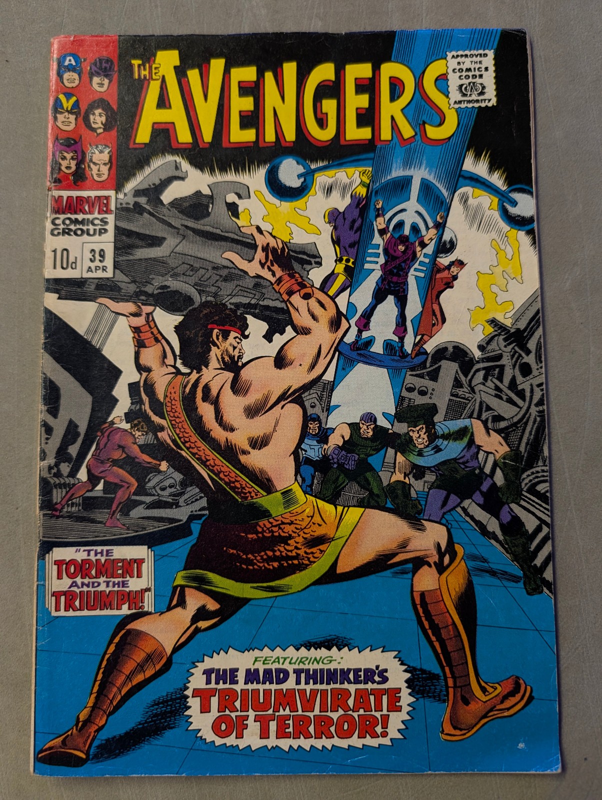 Avengers #39, Marvel Comics, April 1967.