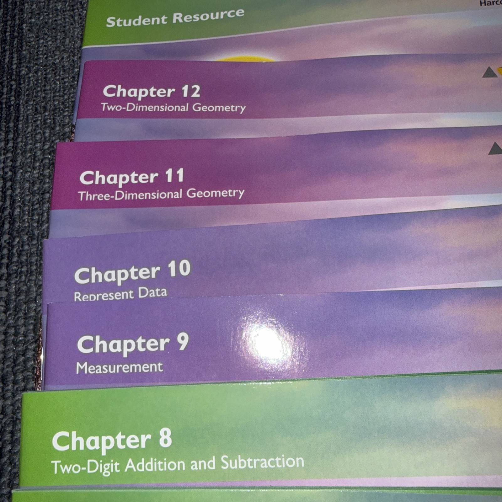 GO Math!: Multi-Volume Student Edition Bundle Grade 1 Ch 4-12 And Resource Guide