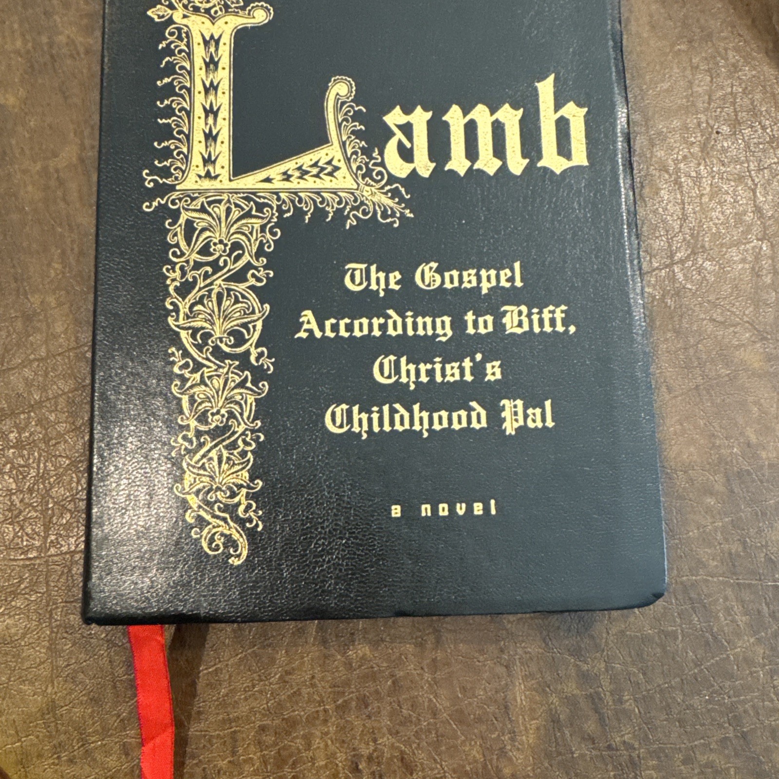 Lamb Christopher Moore Special Gift Edition Faux Leather Gilt Gold Dark Fantasy