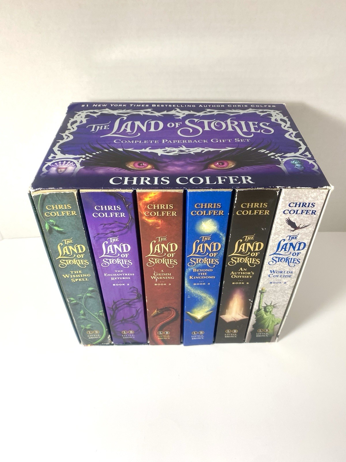 Land of Stories Complete Paperback Gift Set by Chris Colfer (2018, Trade…