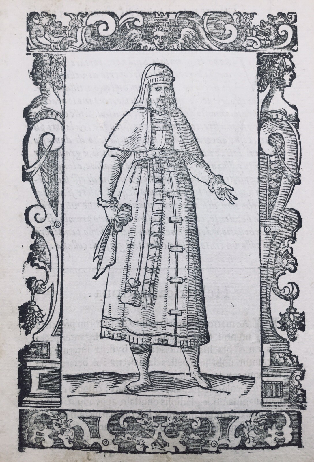 Alsace In 1598 Rare Alsatian Costume Wood Engraving Vecellio Bas Rhin
