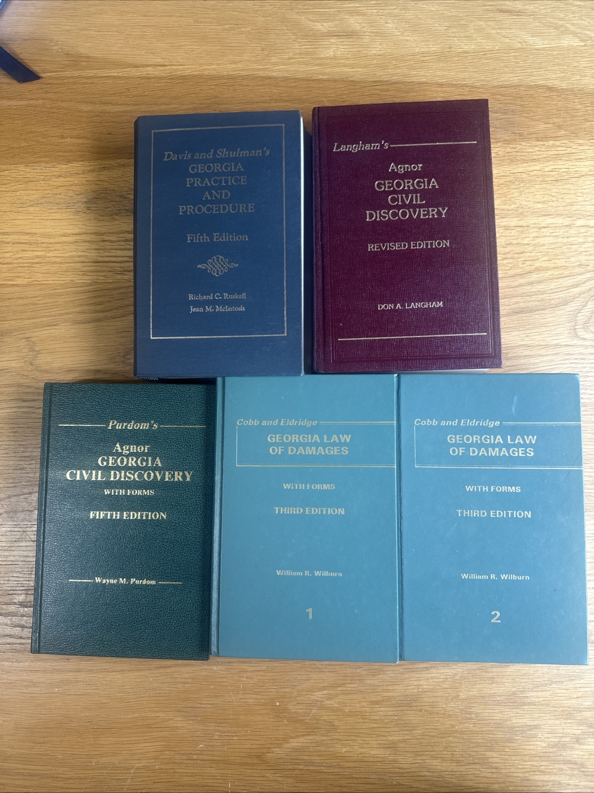 Vintage Georgia State Law Books 5x