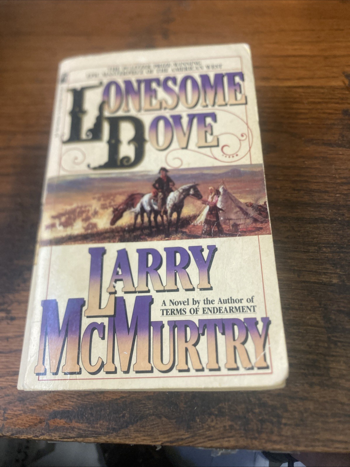 Lonesome Dove Larry McMurtry Vintage Pocket Books Mass Market first Print