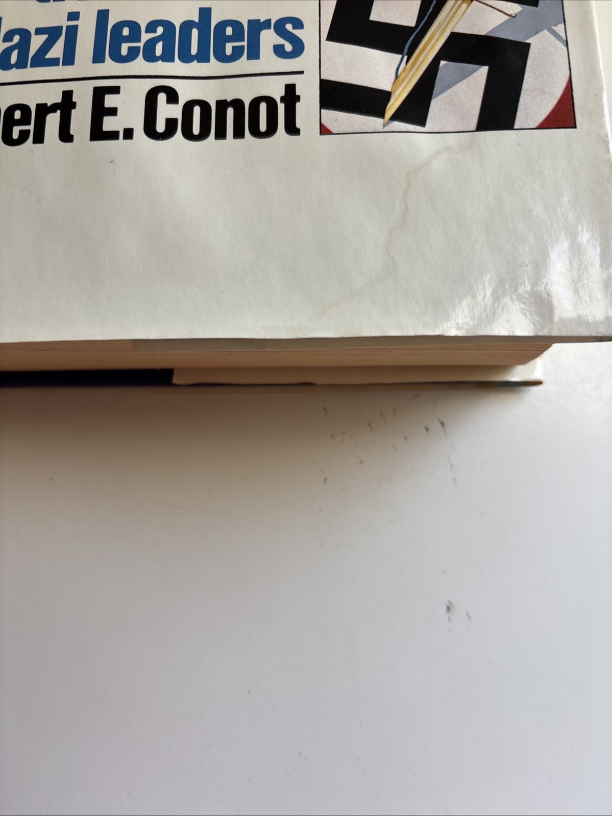 JUSTICE AT NUREMBERG by Robert E. Conot/1st EdHCDJ/Military/War/WWII 1939-45
