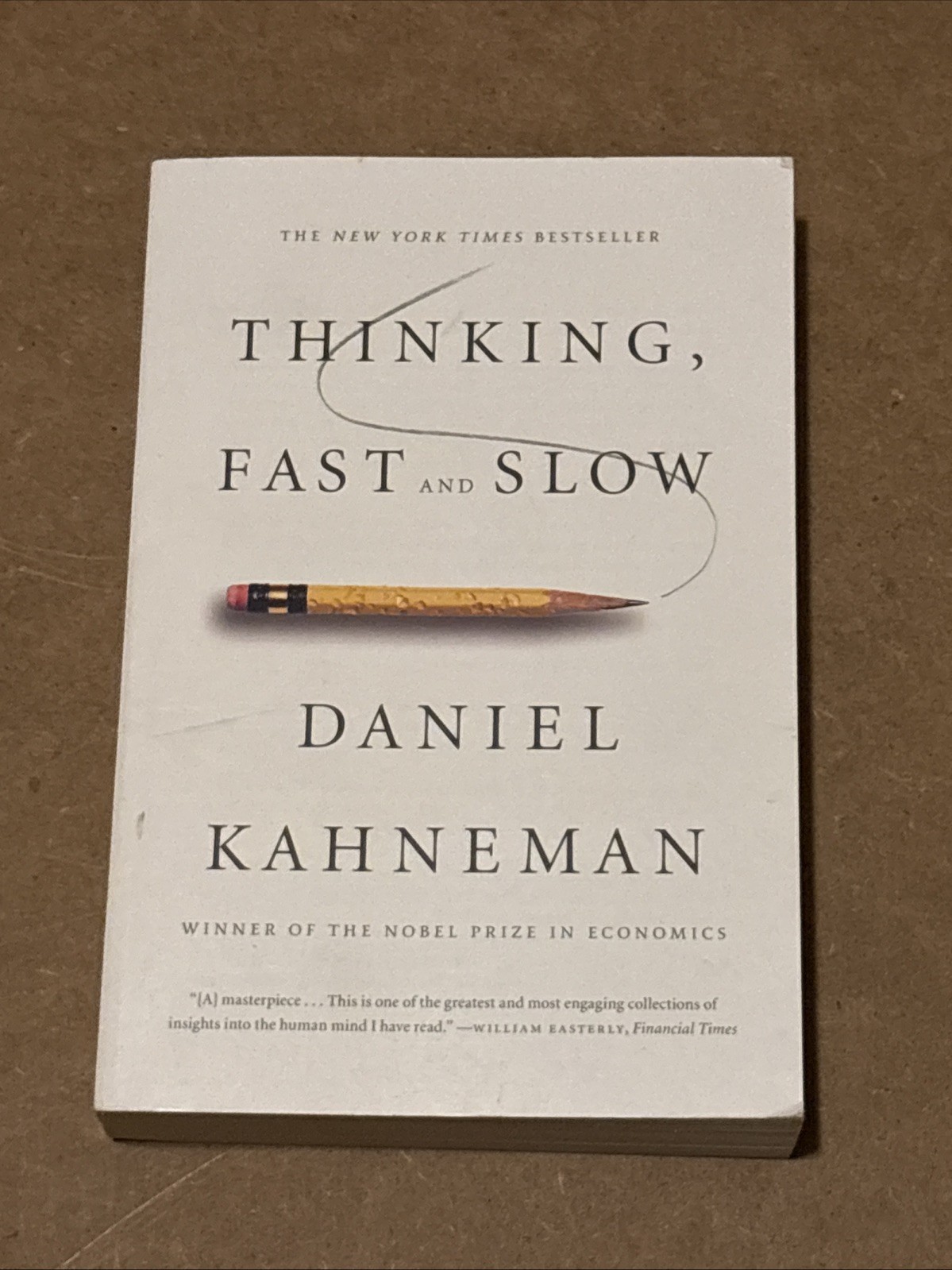Thinking, Fast and Slow by Daniel Kahneman (2013, Trade Paperback)