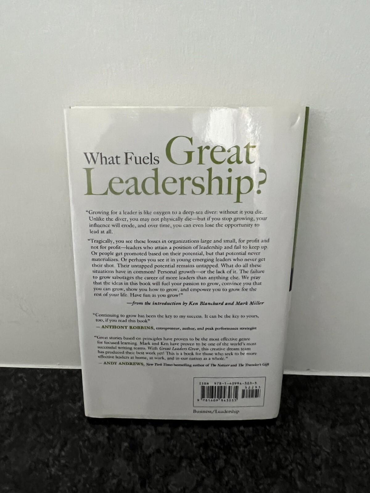 Great Leaders Grow : Becoming a Leader for Life by Mark Miller and Ken Blanchard