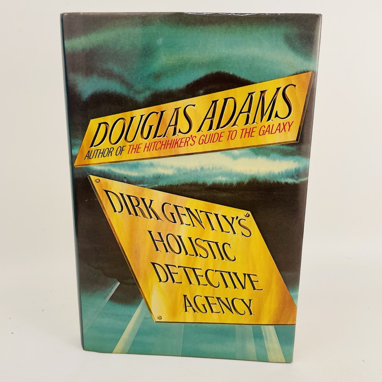 Douglas Adams’ Dirk Gently’s Holistic Detective Agency 1987 SIGNED HCDJ 1st Ed