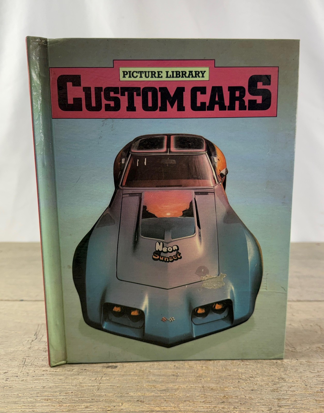 Vintage 1987 Custom Cars Norman Barrett Franklin Watts HC Picture Library Illus
