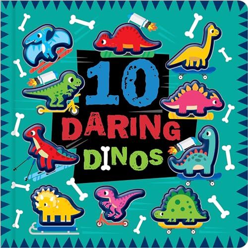 10 Daring Dinos – Board book – VERY GOOD