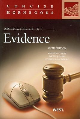 Principles of Evidence (Concise Hornbook Series)