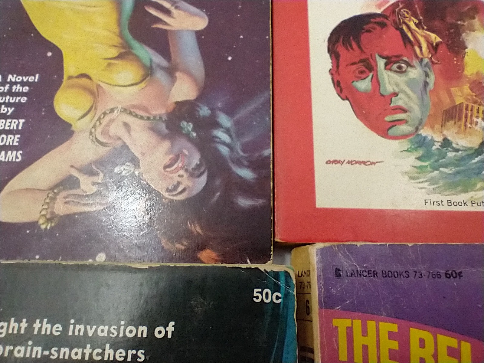 Robert Moore Williams. Lot of 8 SF PBs. Autobiography, Short Stories, Novels!